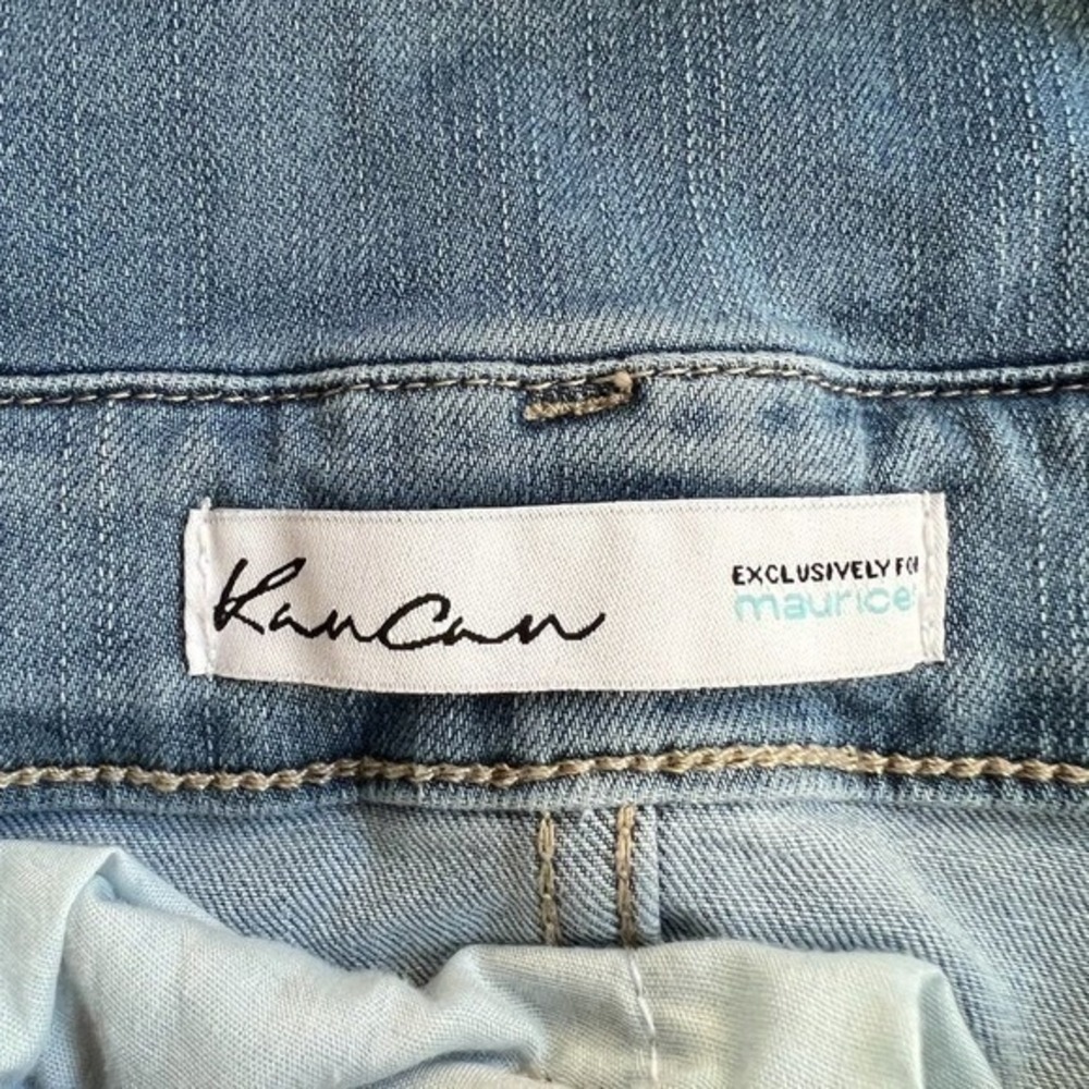 Kancan Estilo Stretch Denim Bib Overall Jumper Dress Size M Festival Summer - Picture 6 of 9